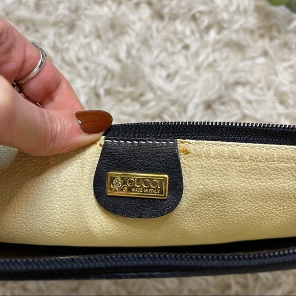 Vintage Gucci XXL Floral Canvas Clutch - Picture 14 of 16